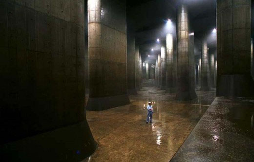 让人震撼的日本城市应急排水系统