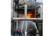 广西玉柴石油化工公司导热油泄漏引发火灾