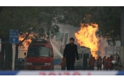 北京通州热力施工导致燃气管线泄漏发生爆燃