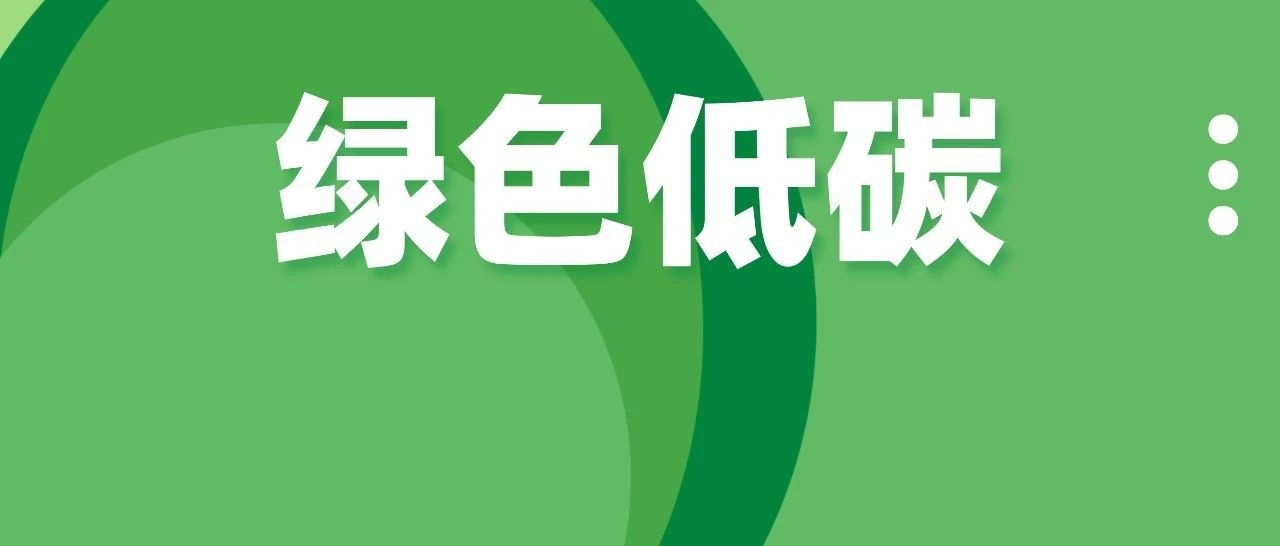 绿色低碳｜哇塞！低碳交通原来是这样的……